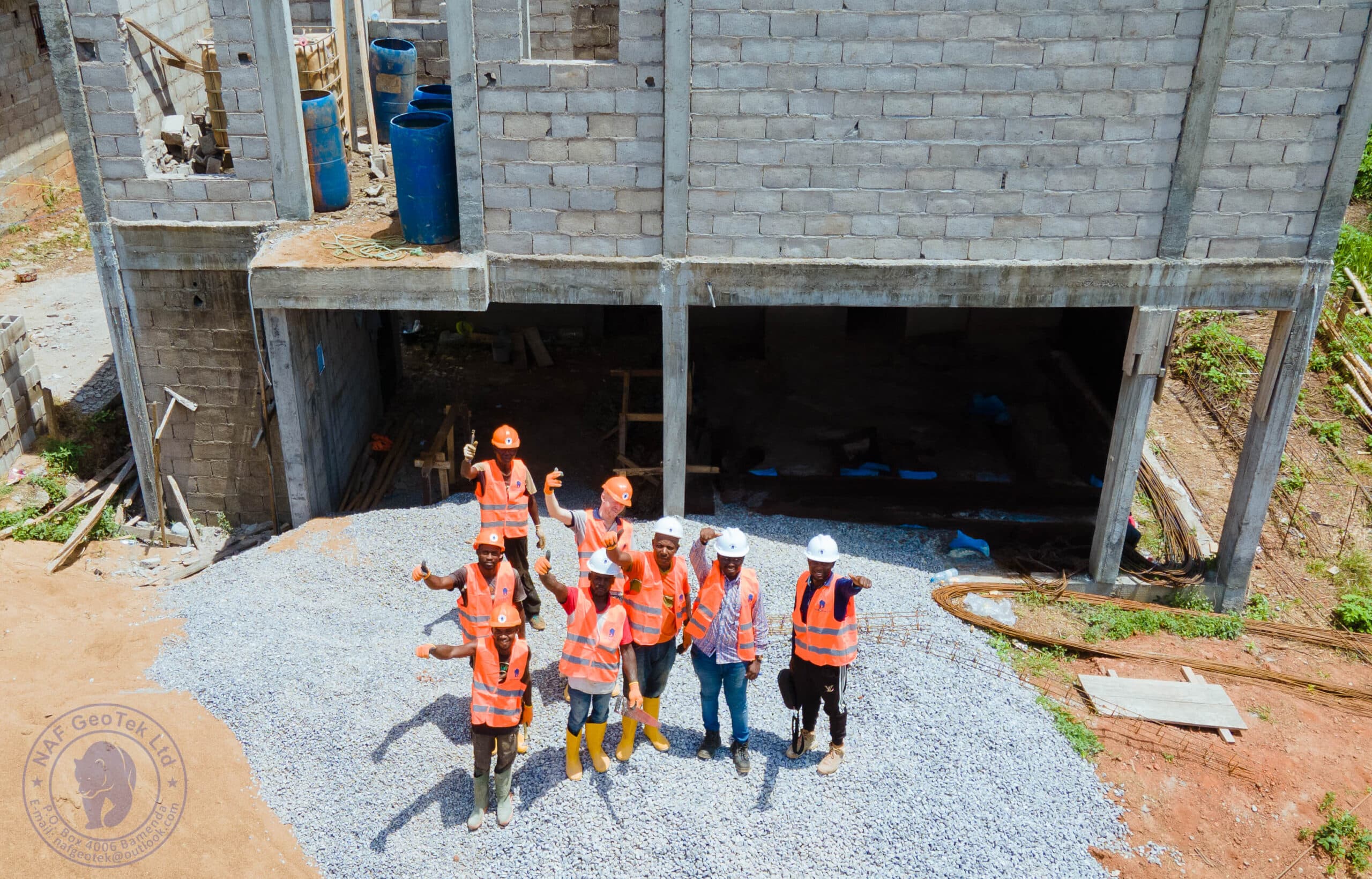 NAF GeoTek construction site